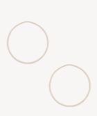 Sole Society Sole Society Dainty Oversize Hoop Earrings Gold One Size Os
