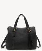 Sole Society Women's March Satchel Vegan In Color: Black Bag Vegan Leather From Sole Society