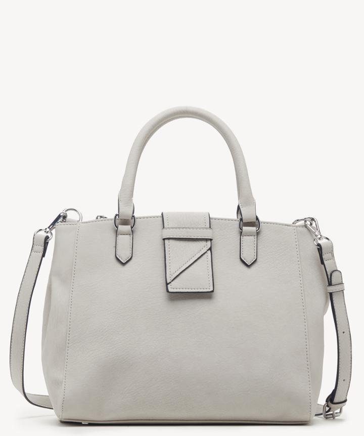 Sole Society Women's Valah Satchel Mid In Color: Linen Bag Faux Leather From Sole Society