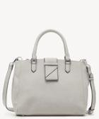 Sole Society Women's Valah Satchel Mid In Color: Linen Bag Faux Leather From Sole Society