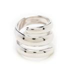 Sole Society Sole Society Plated Wrap Around Ring - Silver-one Size