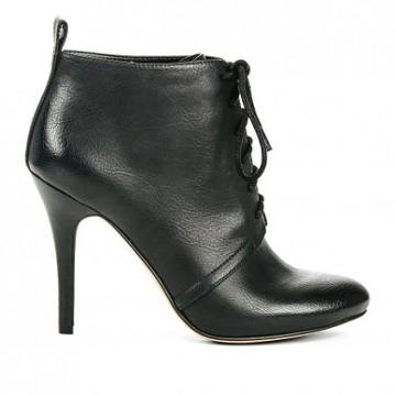 Solesociety Glenna  Lace Up Bootie - Black