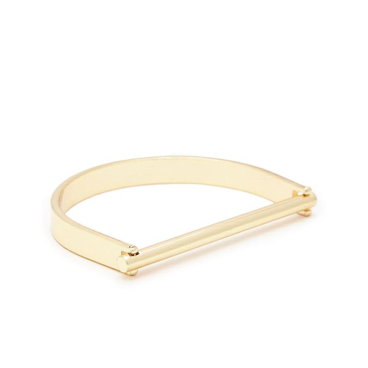 Sole Society Sole Society Modern Metal Bangle - Gold