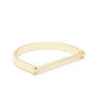Sole Society Sole Society Modern Metal Bangle - Gold