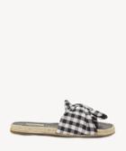 Louise Et Cie Louise Et Cie Camille Knotted Open Toe Flats Gingham Size 6 Printed Fabric From Sole Society