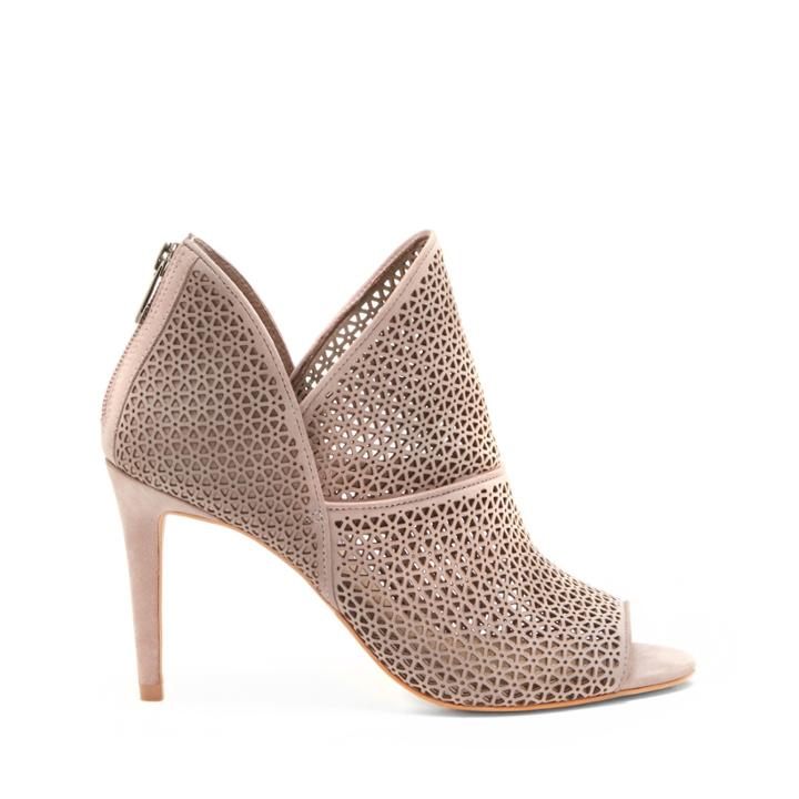 Vince Camuto Vince Camuto Vatena Peep Toe Bootie - Mesa Taupe-6