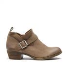 Lucky Brand Lucky Brand Boomer Leather Ankle Bootie - Brindle-6.5