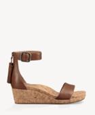 Ugg Ugg &reg; Zoe Wedges Sandals Chestnut Size 6 Leather From Sole Society