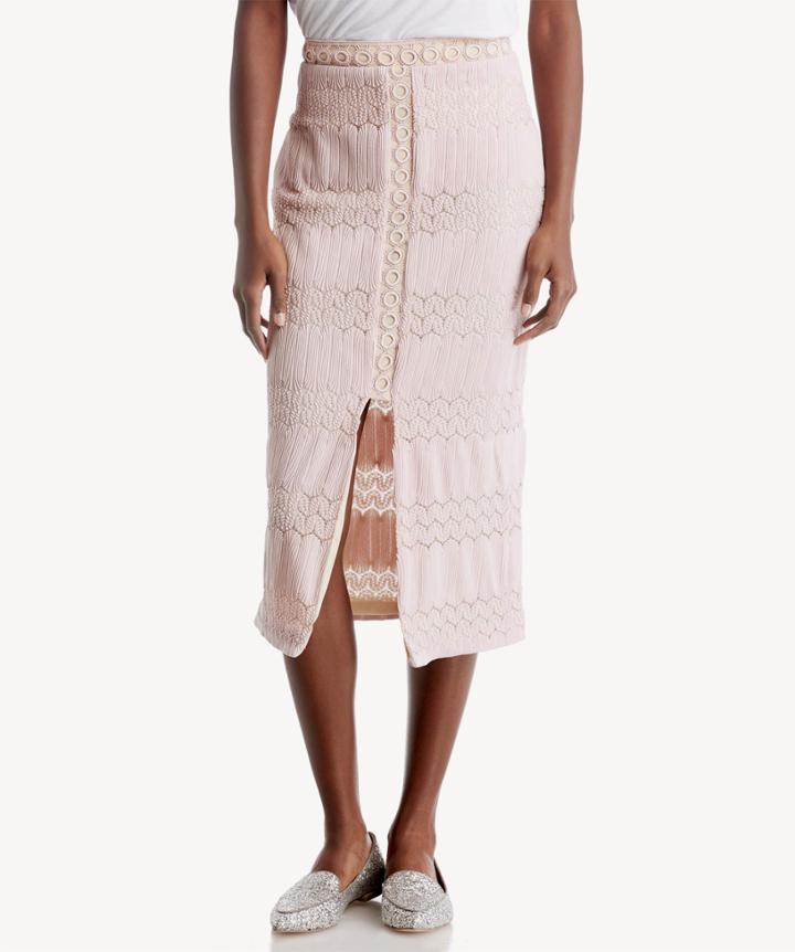 Elliatt Elliatt Pinnacle Skirt Chalk Pink Size Medium From Sole Society