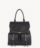 Sole Society Women's Emery Vegan Leather Backpack With Front Pockets Black One Size From Sole Society