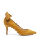 Sole Society Sole Society Mabel Back Bow Pump - Mustard-8.5