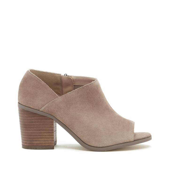 Sole Society Sole Society Arroyo Peep Toe Shoetie - Night Taupe-5