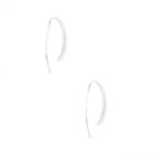 Sole Society Sole Society Open Hoop Earring - Silver-one Size