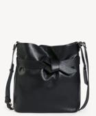 Sole Society Sole Society Karon Shoulder Vegan Bucket Black Leather Size Os