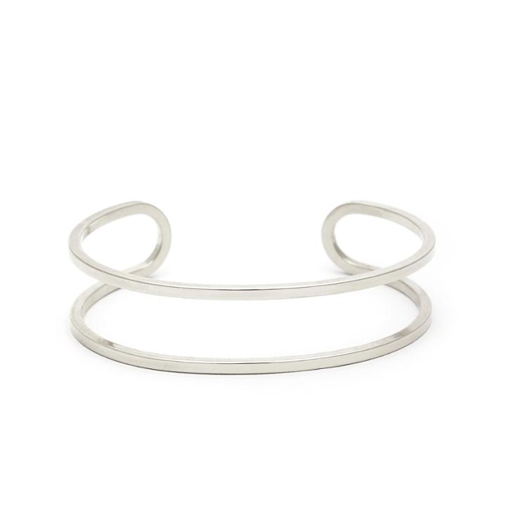 Sole Society Sole Society Double Layer Cuff - Silver