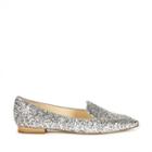 Sole Society Sole Society Cammila Pointed Toe Smoking Slipper - Silver-5