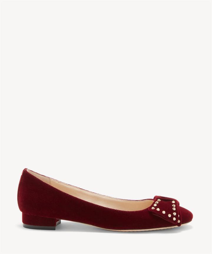 Vince Camuto Vince Camuto Women's Annaley Block Heels Flats Wine Size 5 Leather From Sole Society
