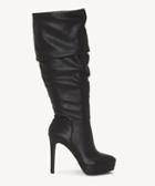 Jessica Simpson Jessica Simpson Women's Rhysa Slouchy Boots Black Leather Size 5 Suede Micro From Sole Society