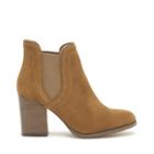 Sole Society Sole Society Carillo Heeled Gore Bootie Camel Size 11 Suede