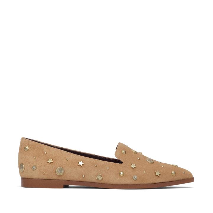 Bcbgeneration Bcbgeneration Nikkola Studded Flat - Wheat