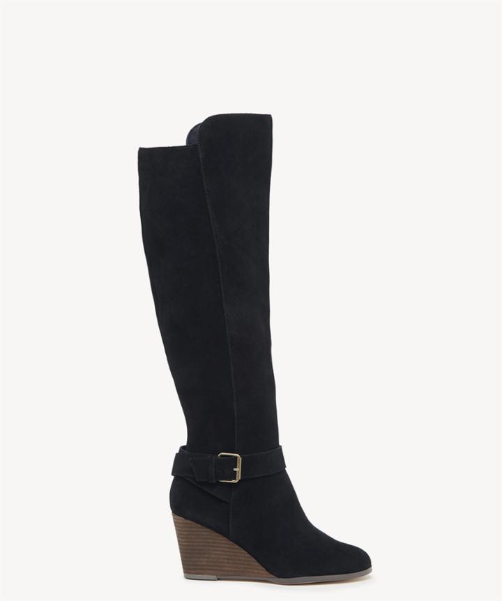 Sole Society Sole Society Paloma Wedges Boots Black Size 10 Suede