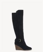 Sole Society Sole Society Paloma Wedges Boots Black Size 10 Suede