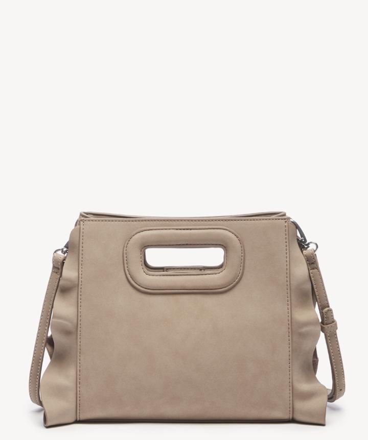 Sole Society Women's Gusty Crossbody Vegan Bag Taupe Vegan Leather From Sole Society