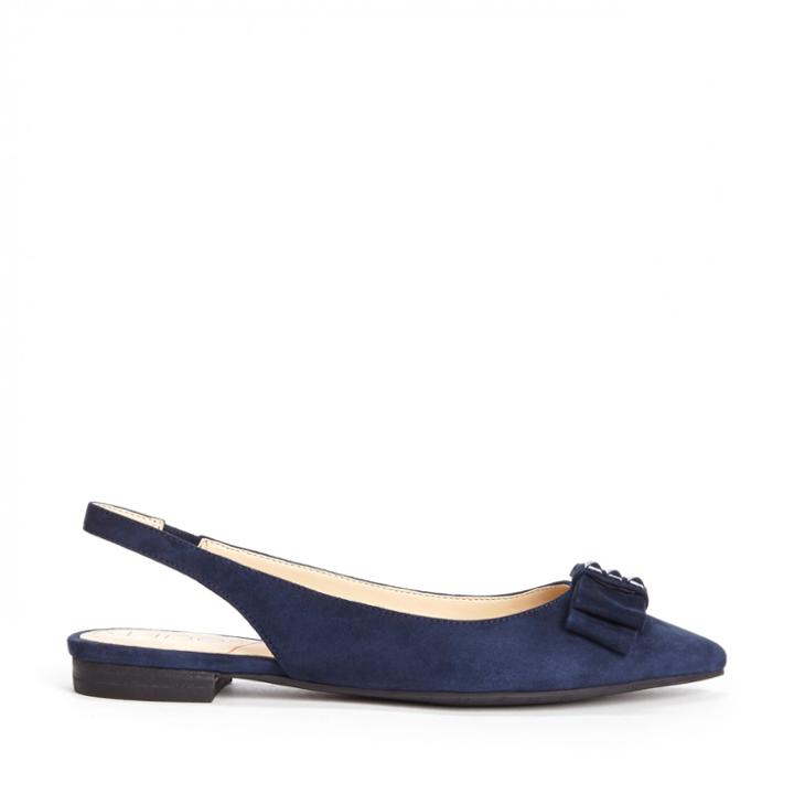 Sole Society Sole Society Akina Slingback Flat - New Navy-6.5