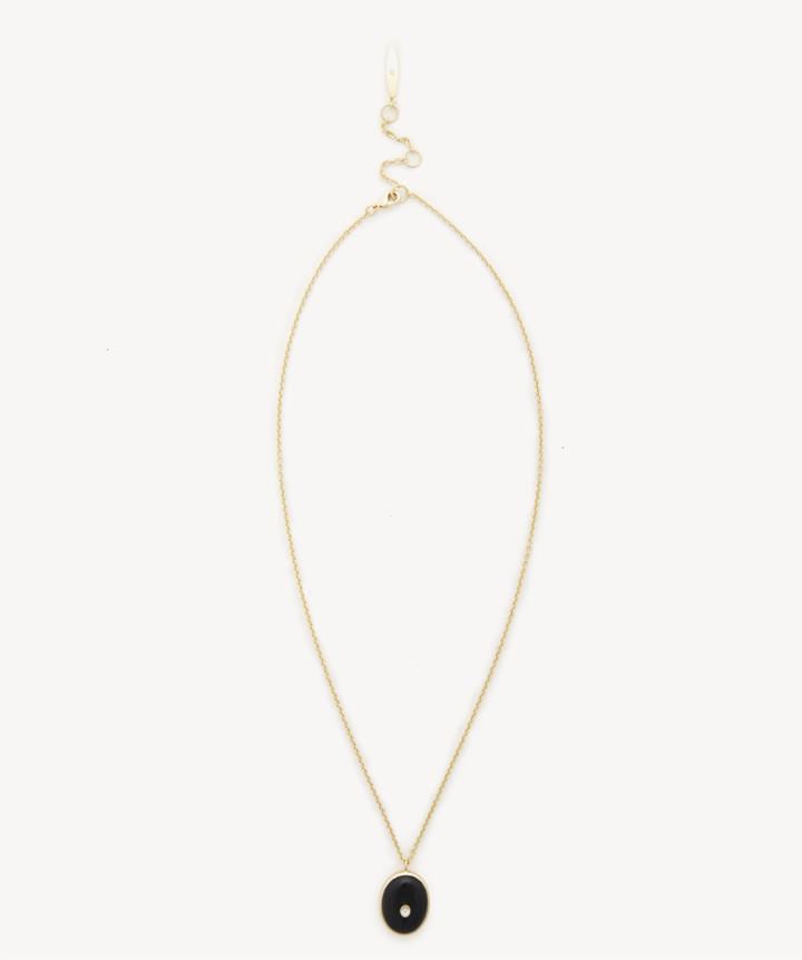 Sole Society Women's Stone Necklace Onyx One Size From Sole Society