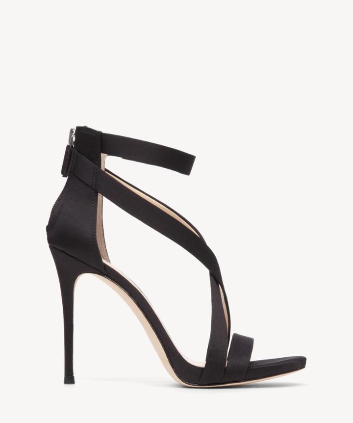 Imagine Imagine Women's Devin Strappy Sandals Black Size 10 Leather From Sole Society