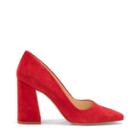 Vince Camuto Vince Camuto Talise Block Heel Pump - Cherry Red
