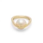 Sole Society Sole Society Modern Pearl Ring - Pearl-6