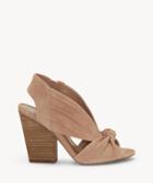 Vince Camuto Vince Camuto Women's Kerra Block Heels Sandals Rose Tan Size 5 Leather From Sole Society