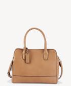 Sole Society Sole Society Nera Satchel Double Pocket Bag Honey Vegan Leather