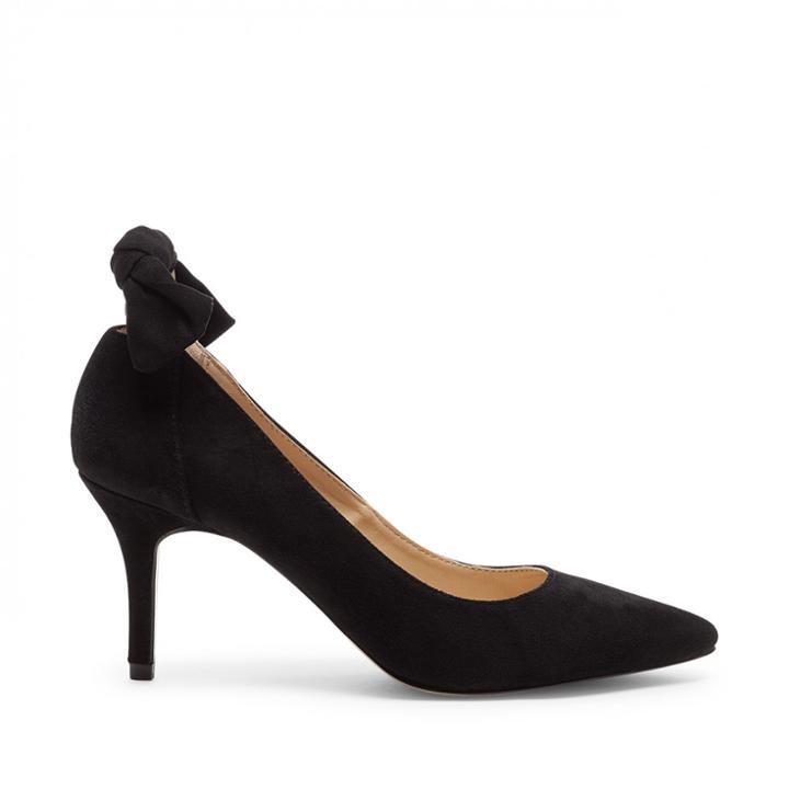 Sole Society Sole Society Mabel Back Bow Pump - Black-6.5