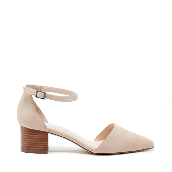 Sole Society Sole Society Katarina Two Piece Block Heel - Light Camel
