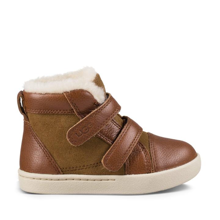 Ugg Ugg &reg; Rennon Herringbone Velcro Bootie - Chestnut