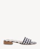 Louise Et Cie Louise Et Cie Aydia Open Toe Flats Gingham Size 6 Fabric From Sole Society