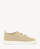 Lucky Brand Lucky Brand Women's Lawove Lace Up Sneakers Travertine Size 5 Suede From Sole Society