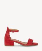 Lucky Brand Lucky Brand Norreys Block Heels Sandals Sb Red Size 5 Leather From Sole Society