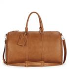 Sole Society Sole Society Lacie Oversized Vegan Weekender - Cognac-one Size