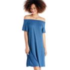 Two By Vince Camuto Two By Vince Camuto Off The Shoulder Easy Knit Dress - Indigo Heather