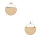 Sole Society Sole Society Geo Statement Tiered Earring - Gold-one Size