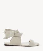 Sole Society Sole Society Calynda Ankle Wrap Sandals Dove Grey Size 6 Suede