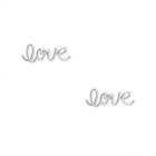 Sole Society Sole Society Dainty Love Stud - Silver-one Size