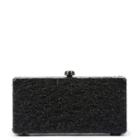 Sole Society Sole Society Clio Glitter Box Clutch - Black-one Size