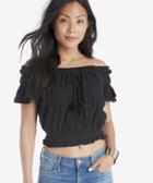 Moon River Moon River Women's Off Shoulder Top In Color: Black Size Xs From Sole Society