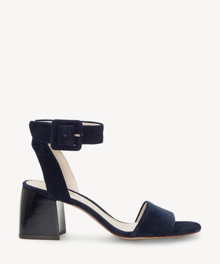 Louise Et Cie Louise Et Cie Kaden Block Heels Sandals Bluemoon Size 7.5 Suede From Sole Society