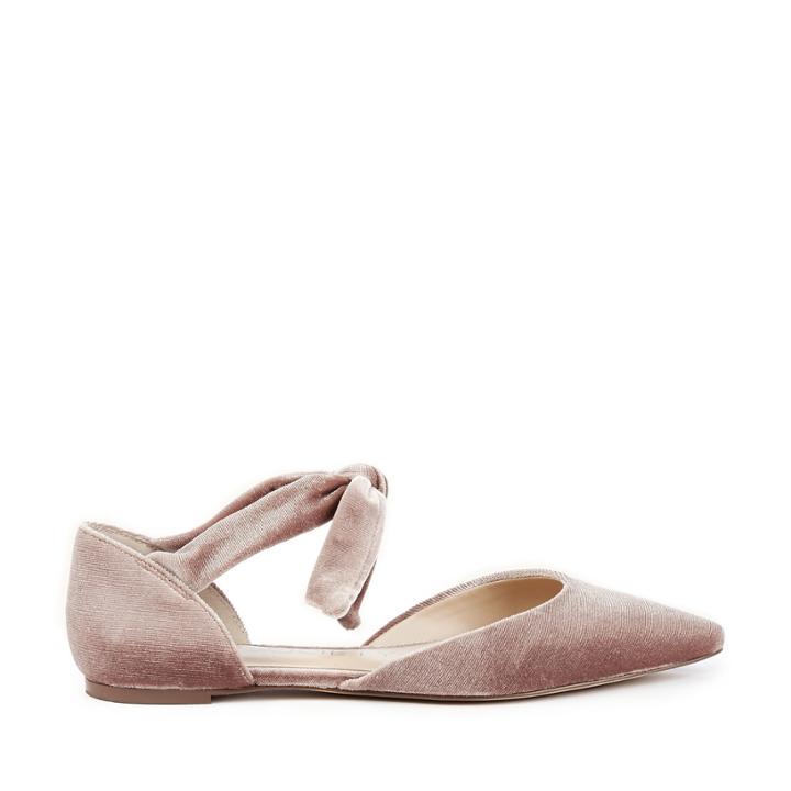 Sole Society Sole Society Teena Two Piece Flat - Mahogany Rose-5