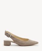 Sole Society Women's Mariol Slingback Pumps Porcini Size 5 Haircalf From Sole Society